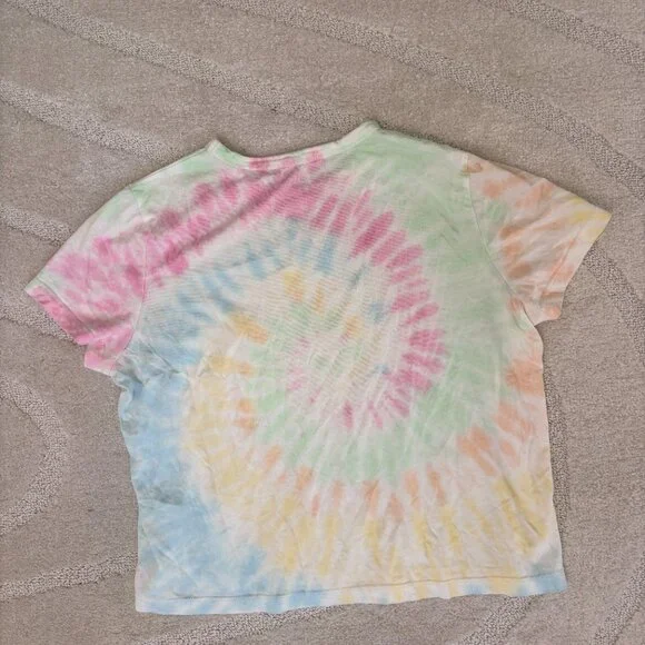 Marine Layer Pastel Rainbow Tie-Dye Tee - Picture 3 of 3